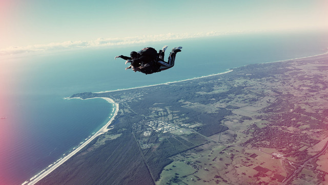 Go skydiving for the first and last time