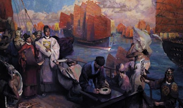 zheng he captains his first voyage