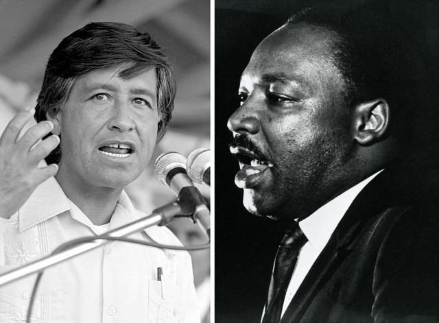 Chávez is awarded the Martin Luther King Jr. Nonviolent Peace Prize by Coretta Scott King.