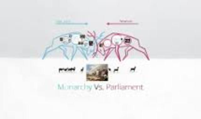 England Falls into a Civil War