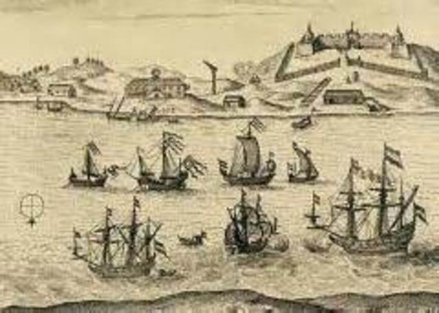 The Dutch establish a trading center on Java