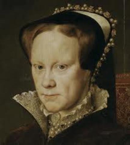 Mary I becomes Queen