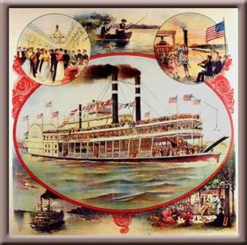 steam boat by robert fulton