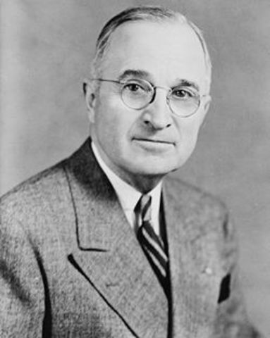 Harry Truman becomes president