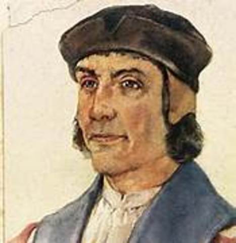 Bartolomeu Dias rounds the southern tip of Africa.