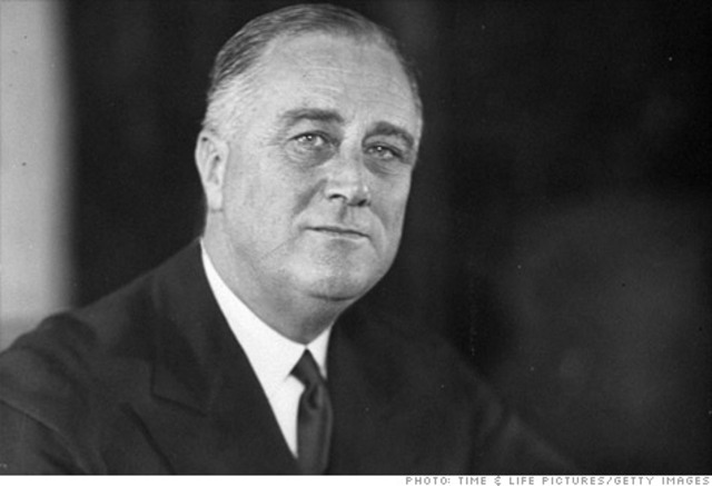 Franklin D. Roosevelt becomes 32 president of the USA