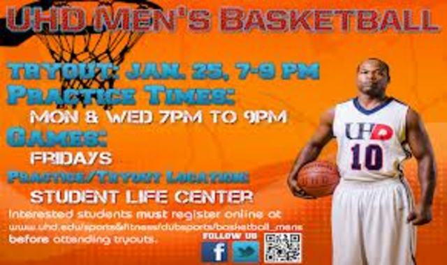 try out for basketball team