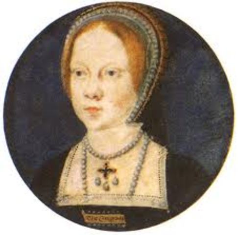 Mary I becomes queen