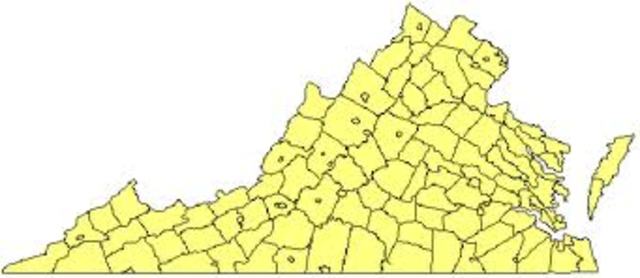 Wrote his Wife a letter in Camp Stevenson, Virginia