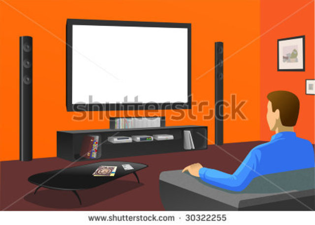 Sit home and watch TV