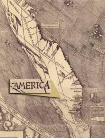 amerigo vespucci charts new world coast