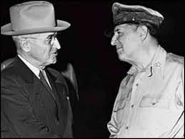 Truman dismisses MacArthur