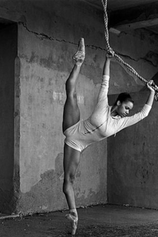 She won her first ballet competiton