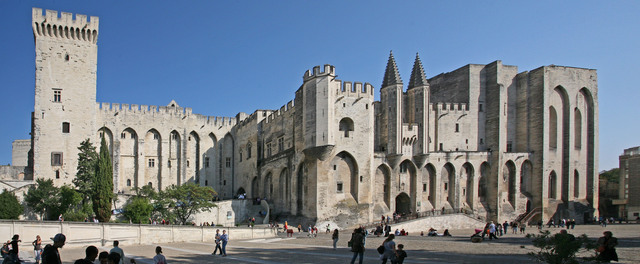 7 French Popes reigned from Avignon
