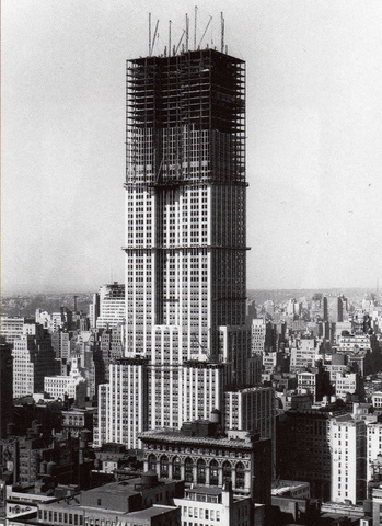 Empire State bulding begins construction