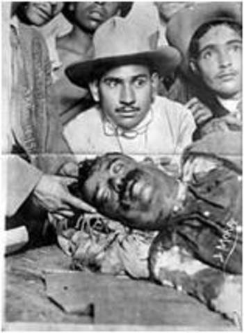 Acribillan a Emiliano Zapata