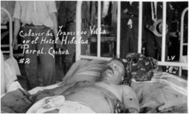 Villa es asesinado en una emboscada