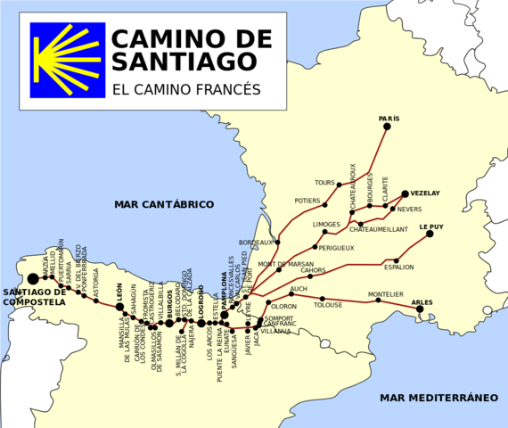 El camino de Santiago  (1200DC)