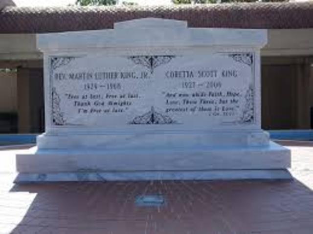 King was buried
