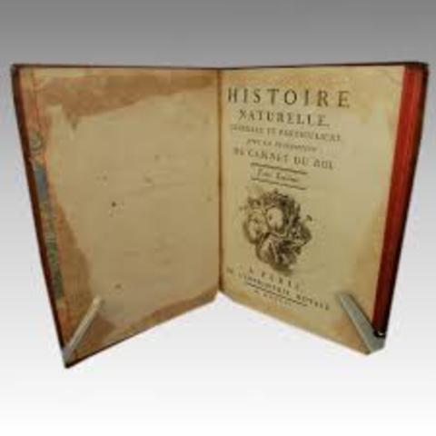 Principal obra de Buffon (Historia Natural)