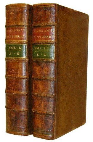 First dictionary published by Samuel Johnson
