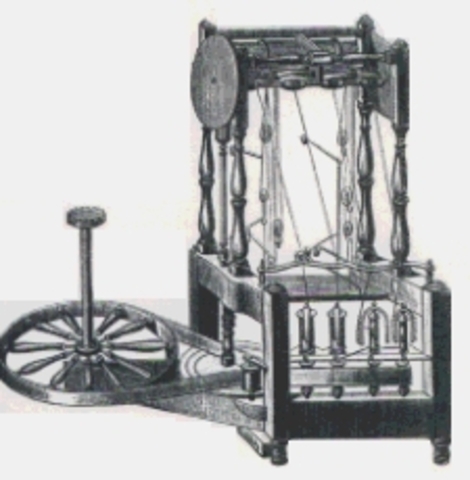 Aparicion de la maquina de Arkwright