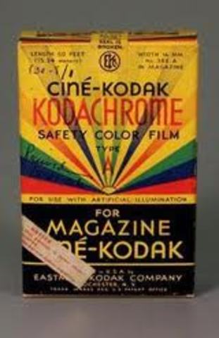 Kodachrome film was released.