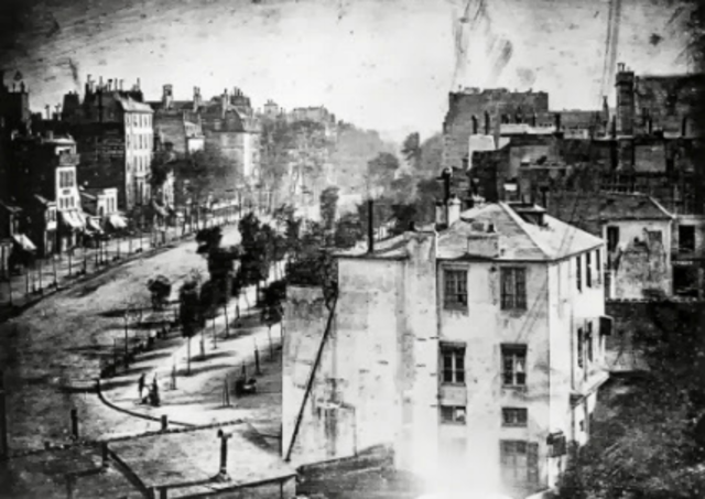 The first daguerreotype was created.