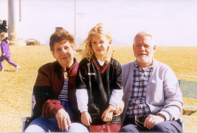 Cared for by my grandparents after school