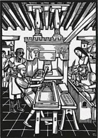 Llegada de la Imprenta a América.