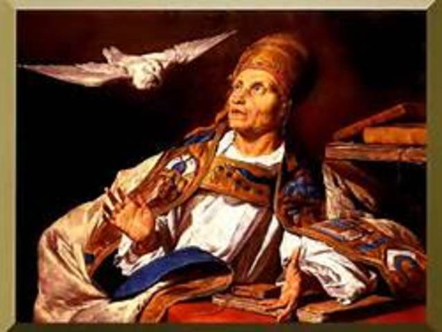 Pope Gregory is elected