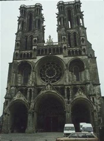 Gothic Architecture originated in Northern France