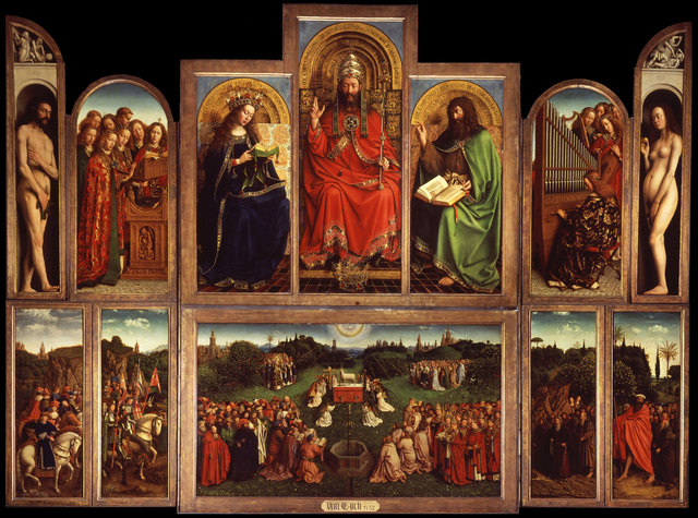 Ghent Altarpiece (open and closed)- Early Northern