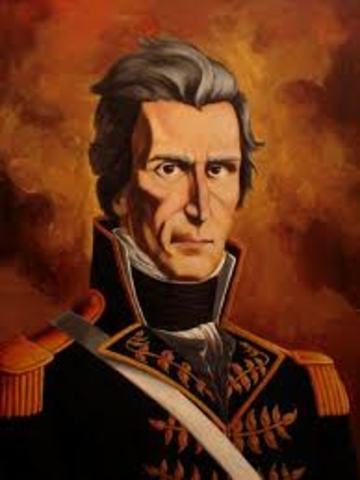 Jackson enlists in the Revolutionary Army