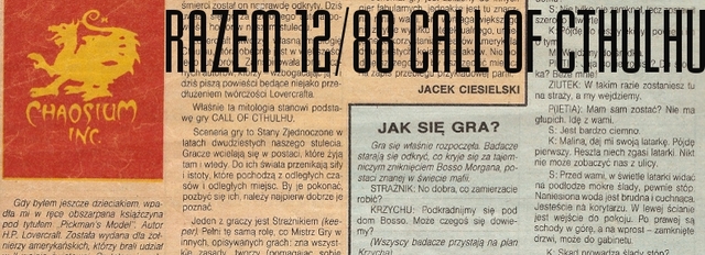 Gra Fantazji: Call of Cthulhu