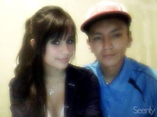 posando con mi prima