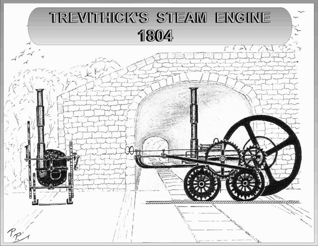 Railroad Steam Locomotive