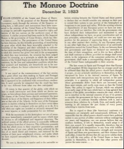 Monroe Doctrine