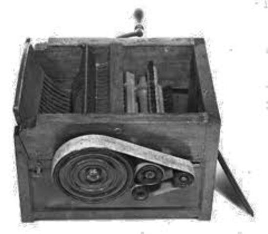 Desmontadora de algodón - Eli Whitney