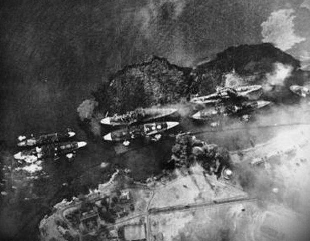 7:55 AM; Japanese big attack