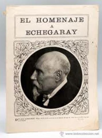 José Echegaray ganó el Premio Nobel de Literatura