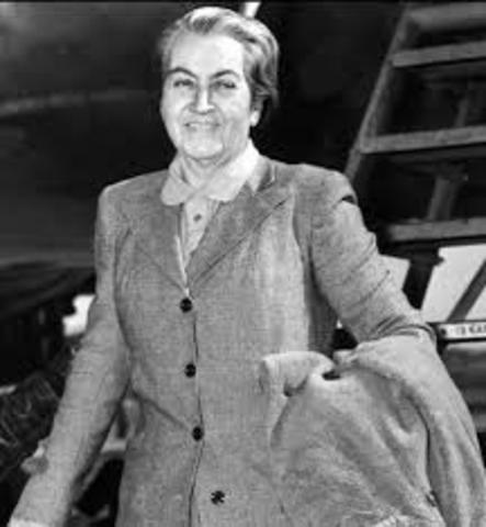 Premio Nobel de Literatura Gabriela Mistral