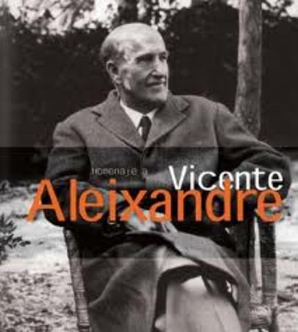 Vicente Aleixandre, Premio Nobel de Literatura.