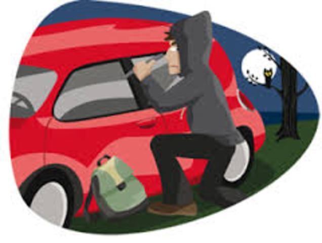 Family car is broken in to