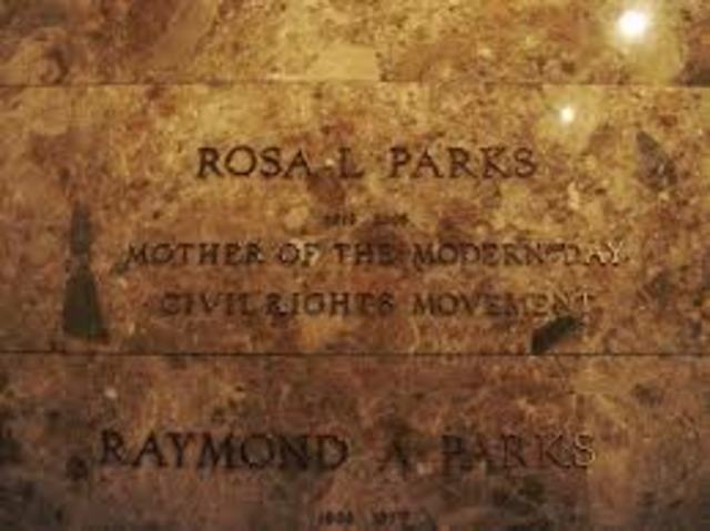 Death of Rosa Parks