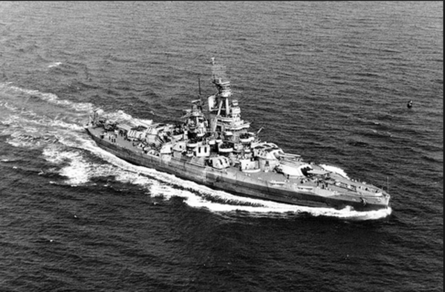 8:50 am Battleship Nevada is Bombed