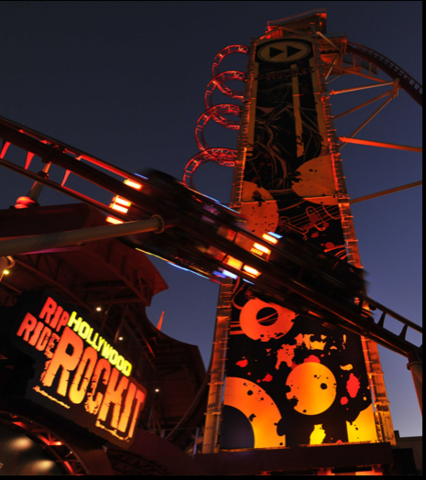 Hollywood Rip ride Rockit @ Universal Studios