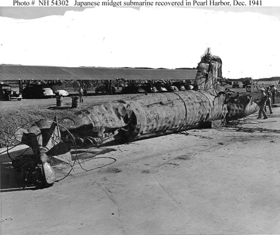 8:39 a.m. - Japanese Midget Submarine