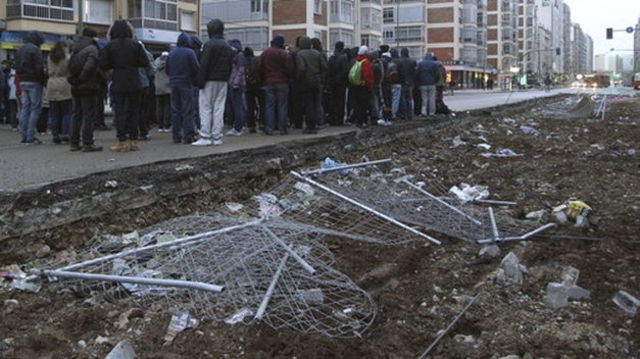 Manifestación de la plataforma "Bulevar No Ahora"