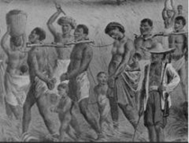 Slavery in America starts